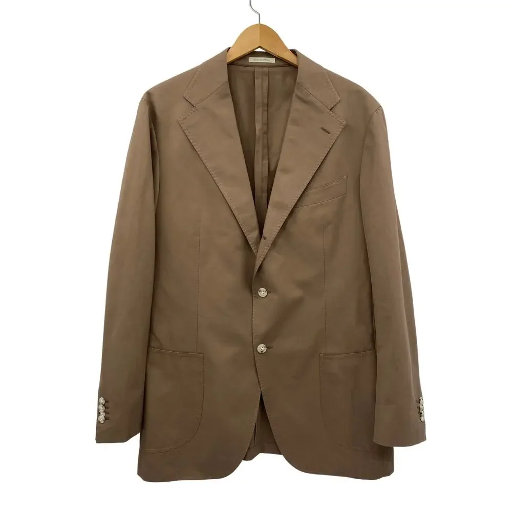 SuitSupply brown Roma Patch Relaxed Blazer